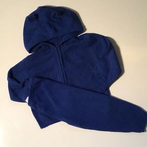 Baby Gap Boy Girl Hooded Sweater Set Blue 18-24 Months Outfit Jogging Suit